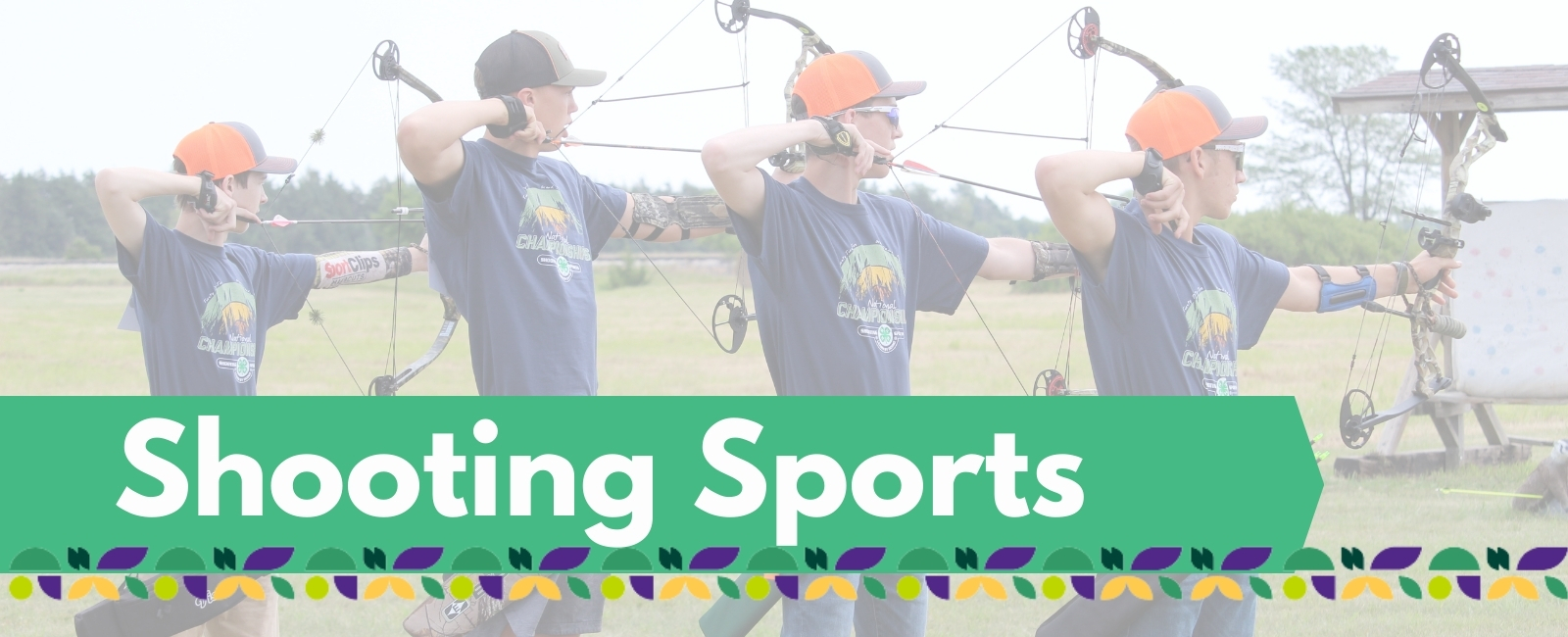 shooting sports project banner with text